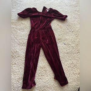 Cat and jack size 4/5 red velvet one piece